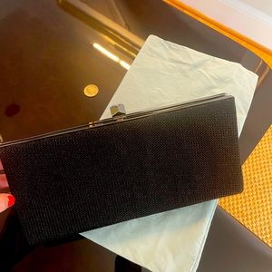 Jimmy choo mesh clutch